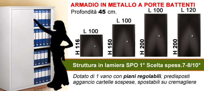 armadietto porte battenti