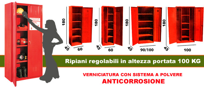 Armadio per attrezzature DPI