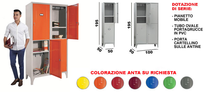 armadietti con box