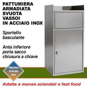 Pattumiere svuota vassoi