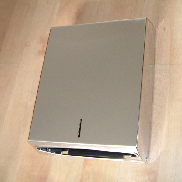 Distributori di carta ASCIUGAMANI inox AISI 304. 400 FOGLI