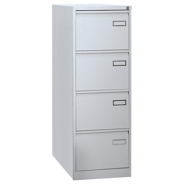 Classificatore metallico a 4 cassetti per ufficio