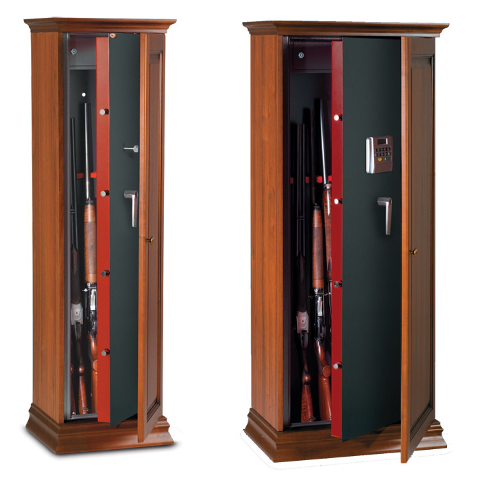 Armadio Portafucili rivestito legno